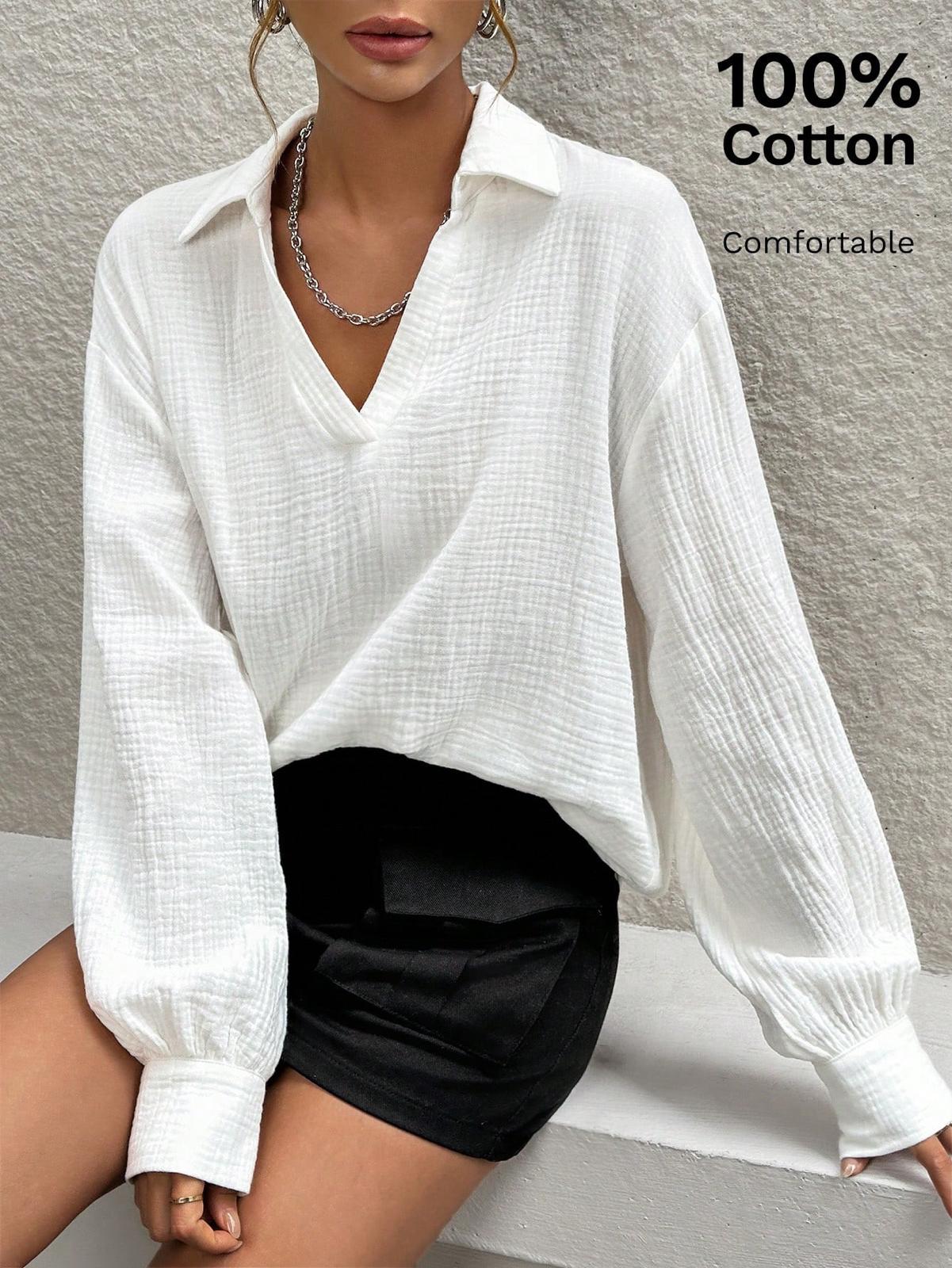 Blusa manga larga
