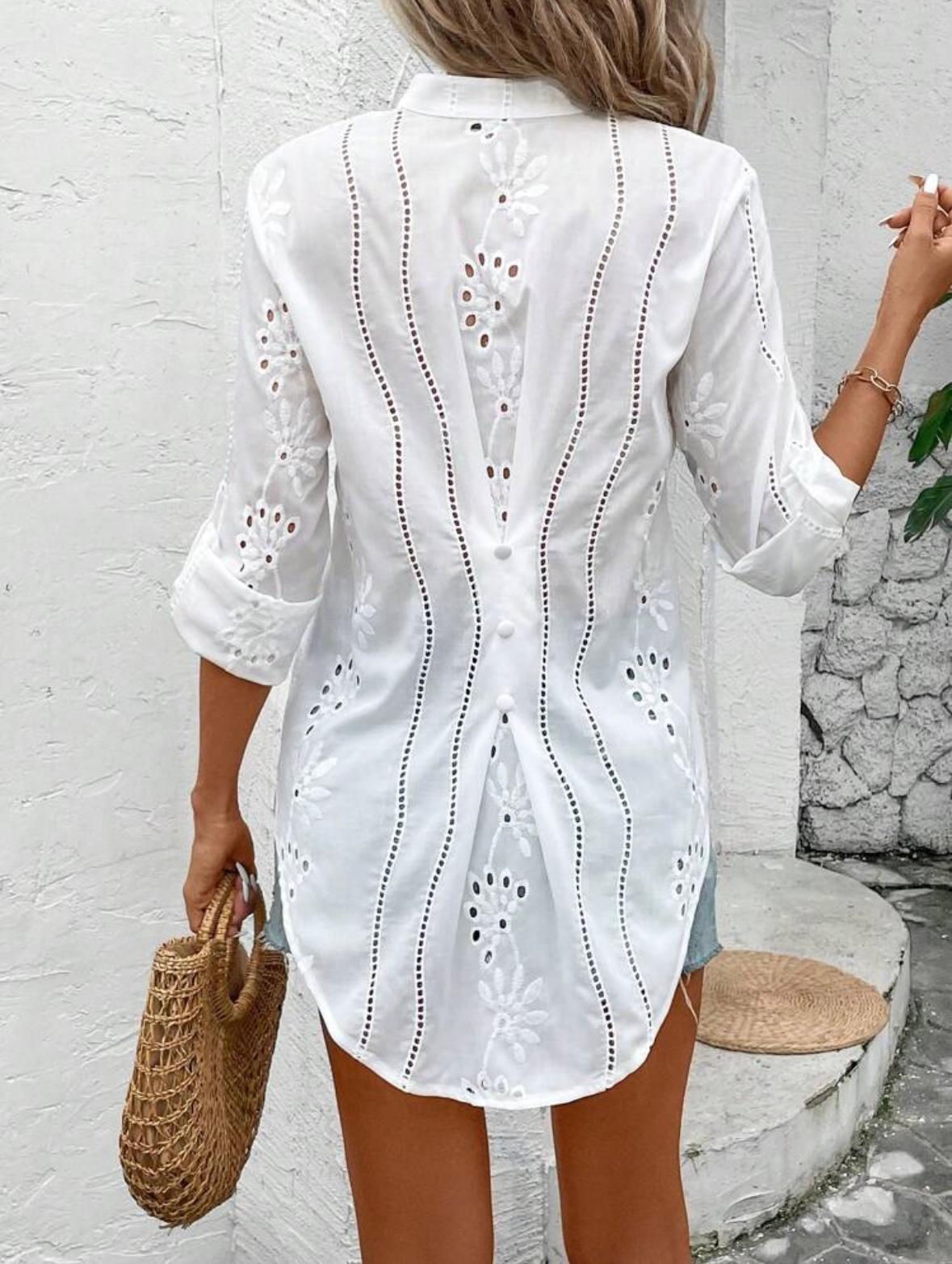 Blusa manga larga