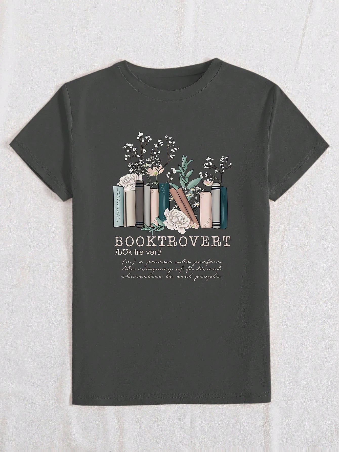 INAWLY Camiseta "Booktrovert"