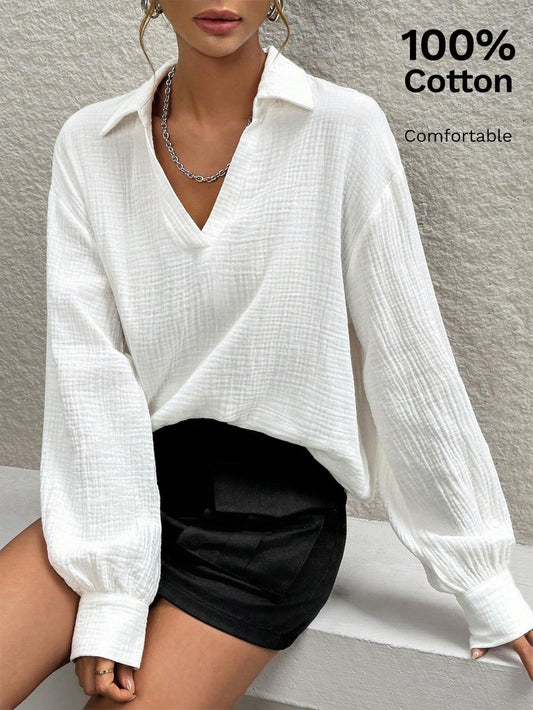 Blusa manga larga
