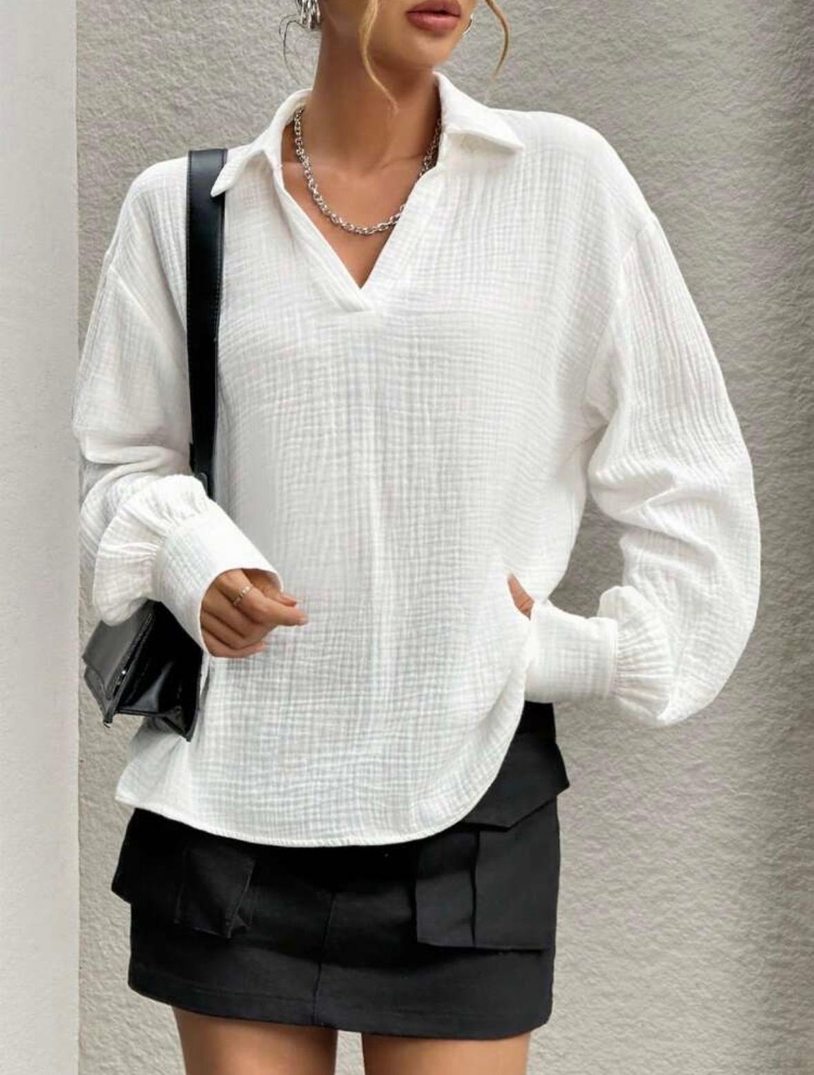 Blusa manga larga