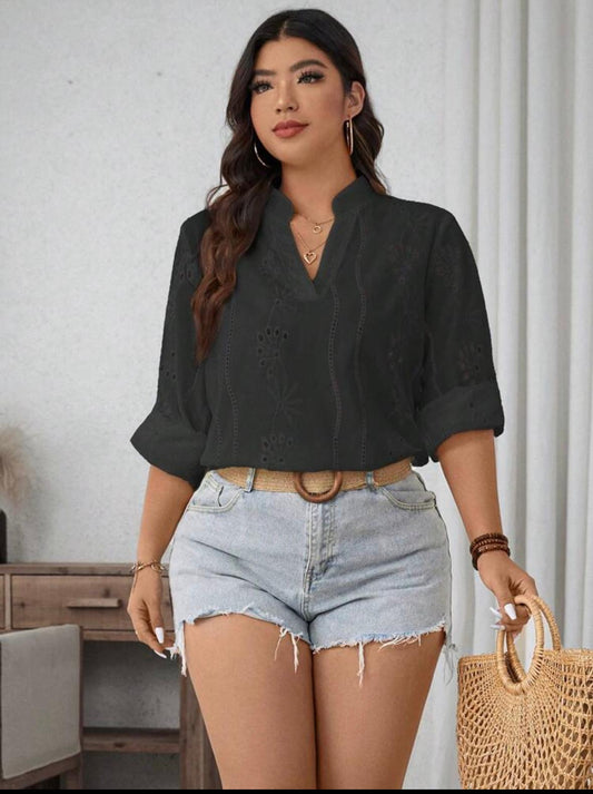 Blusa manga larga