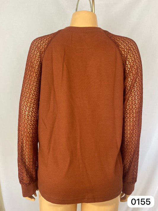 Blusa manga larga