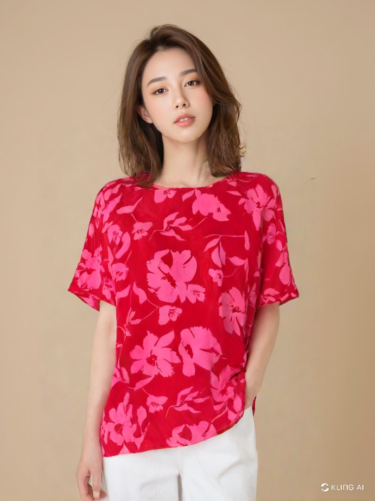 Blusa manga corta