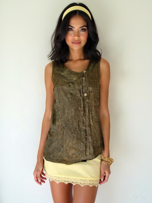 Blusa sin mangas