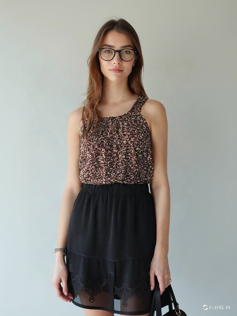 Luneh Women's Lace Trim Floral Vacation Camisole